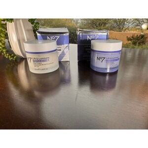 NEW No7 Lift & Luminate Triple Action Day/Night Cream bundle